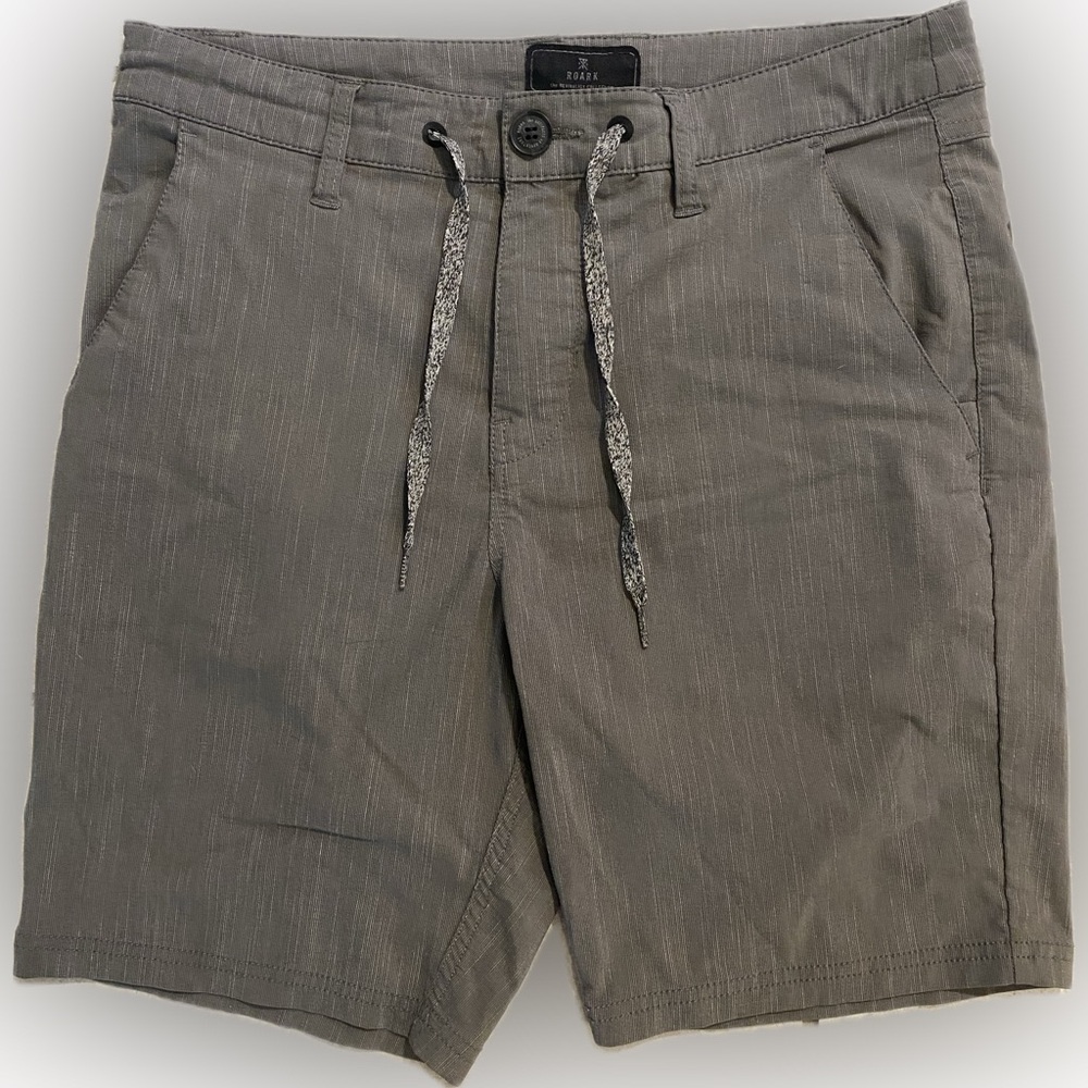 Roark hybrid shorts, size 30, color gray